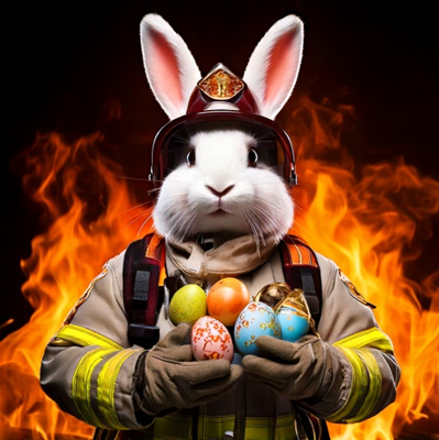 Ostergruß ihres Fördervereins der Ortsfeuerwehr Ummeln
