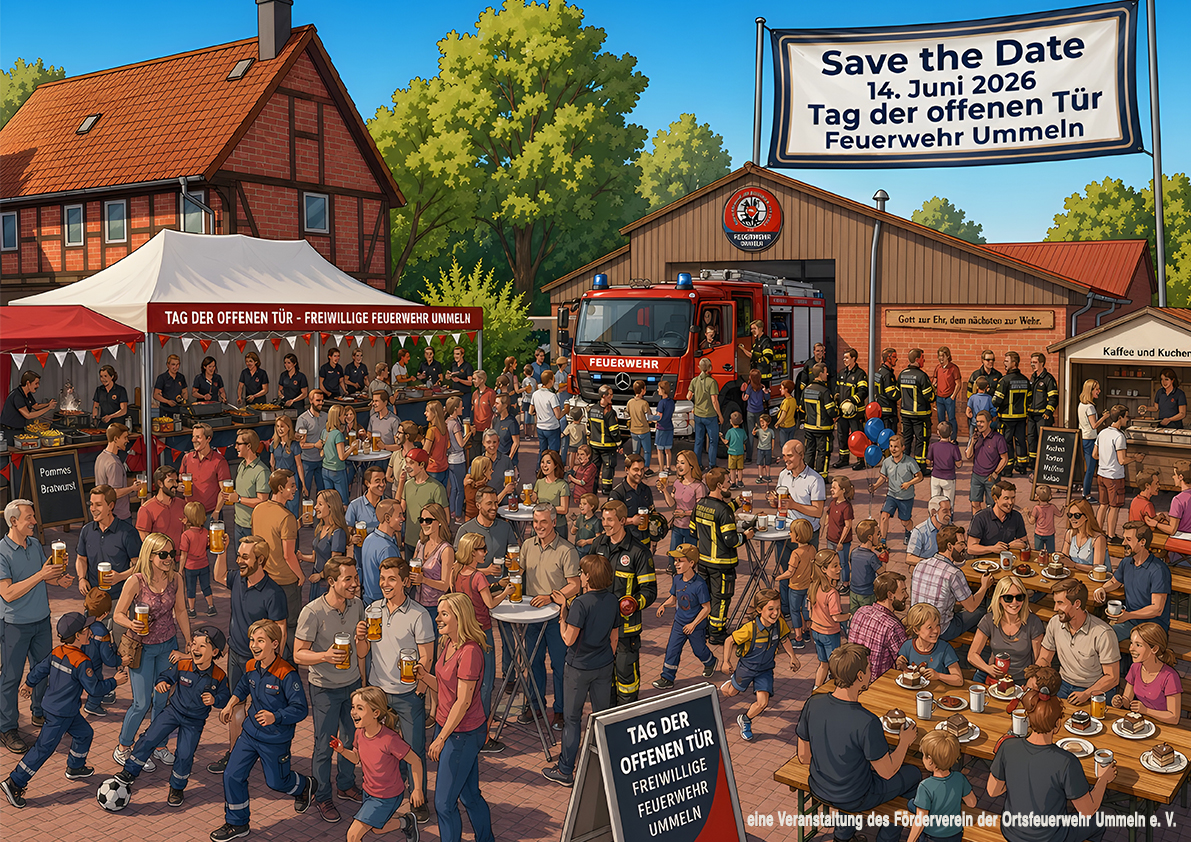 Tag der offenen Tür bei der Freiwilligen Feuerwehr Ummeln am 14. Juni 2026